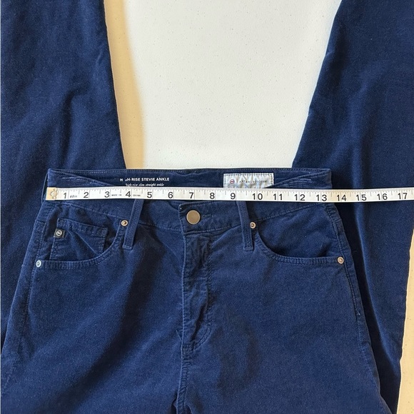 AG Anthropologie High-Rise STEVIE Ankle Slim Straight Ankle Size 27R - Picture 10 of 13